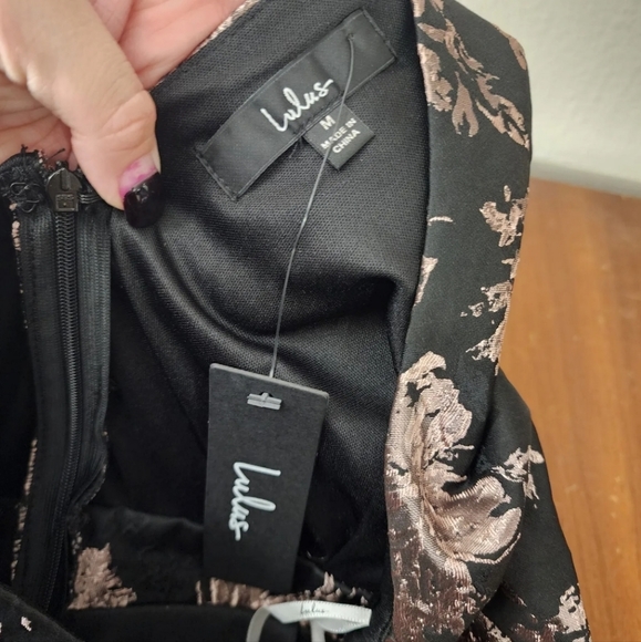 NWOT • Lulu's • Brocade Romper - Picture 9 of 13